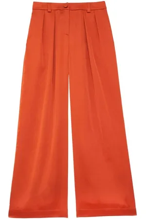 Inès de la Fressange Bukser, Dame, , XS, Uld, Luciano brændt bukser