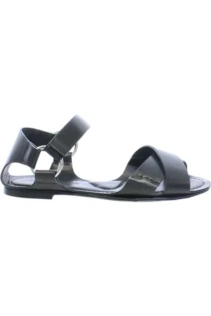 Inès de la Fressange Sko, Dame, Sort, 36 EU, Læder, Sort flad sandal