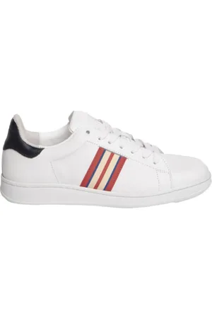 Inès de la Fressange Sko, Dame, Hvid, 40 EU, Læder, Charly trefarvet flettede sneakers