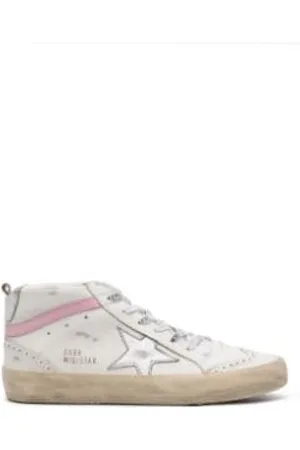 Golden Goose Sko, Dame, Hvid, 38 EU, Læder, Moderne High-Top Sneakers