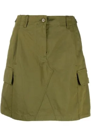 Kenzo Nederdel, Dame, Grøn, M, Bomuld, Cargo Mini Nederdel