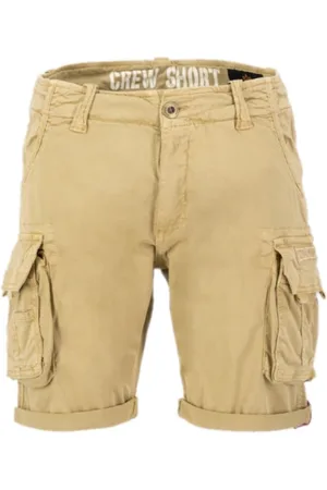 Alpha Industries Shorts, Herre, , W33, Bomuld, Crew Shorts Sand
