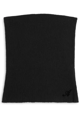Axel Arigato Top, Dame, Sort, S, Bomuld, Ribstrikket Top uden Stropper med Hem Slids