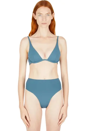 ZIAH Badetøj, Dame, Blå, S, Plunge Bikini Top