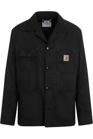 JUNYA WATANABE Jakke, Herre, Sort, M, Uld, Sort Multi-lommejakke