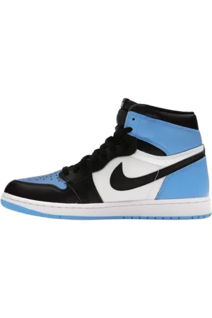 Jordan Sko, Herre, Flerfarvet, 44 1/2 EU, Retro High OG UNC Toe Sneakers