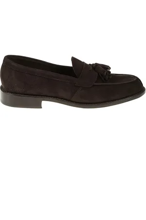 TRICKERS Sko, Herre, Brun, 41 EU, Uld, Loafers med flap lukning og skulderrem