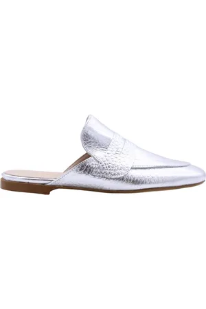 E mia Sko, Dame, Grå, 37 EU, Elegant Glossa Mules til Kvinder