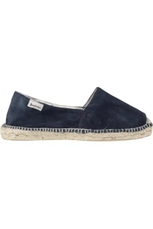 Espadrilles Sko, Herre, Blå, 45 EU, Uld, Afslappet Slip-On Sneakers