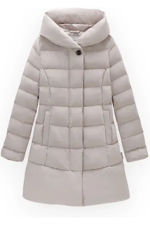 Woolrich Jakke, Dame, , S, Uld, Stilfuld Puffy Prescott Parka Jakke