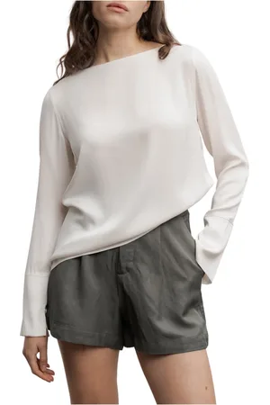 Ahlvar Gallery Shorts, Dame, Grøn, XL, Linned, Luksuriøse linnedshorts til kvinder