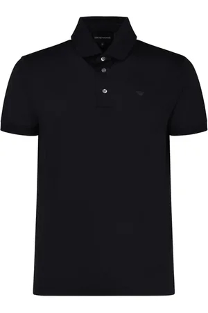 Emporio Armani Top, Herre, Blå, S, Bomuld, Navy Polo Shirt