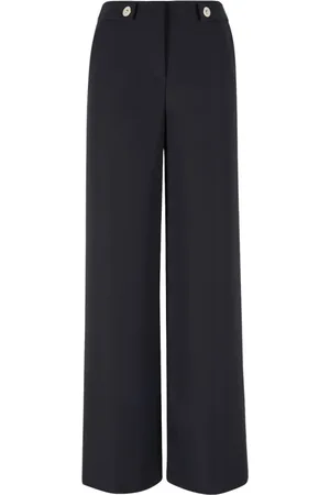 Giorgio Armani Bukser, Dame, Sort, M, Uld, Stilfulde Ubmf Bukser til Mænd