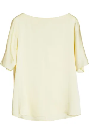 Ahlvar Gallery Bluser & Skjorter, Dame, Gul, XS, Yoil silkebluse citron