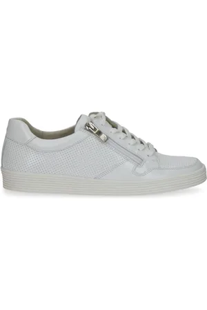 Caprice Sko, Dame, Hvid, 37 EU, Læder, Hvide Læder Sneakers til Kvinder