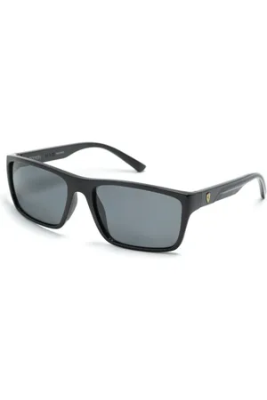FERRARI Tilbehør, Herre, Sort, 59 MM, Tyl, Sorte solbriller med originale tilbehør