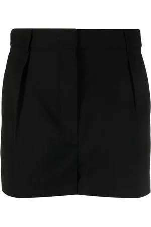 Sportmax Shorts, Dame, Sort, 2XS, Uld, Stilfulde Sommer Shorts