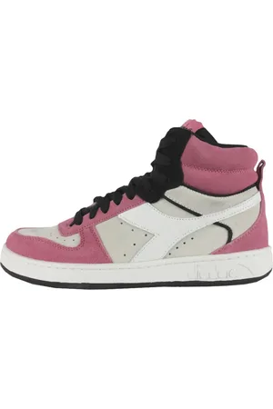 Diadora Sko, Dame, Flerfarvet, 36 EU, Suede, Suede Mid Top Basketball Sneakers