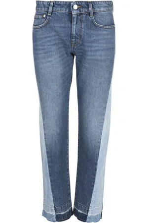 Stella McCartney Jeans, Dame, Blå, W25, Bomuld, Klassiske Straight Jeans