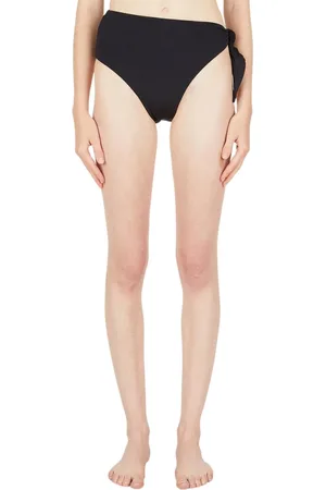 ZIAH Badetøj, Dame, Sort, 2XS, Asymmetrisk Bind Bikini Bund