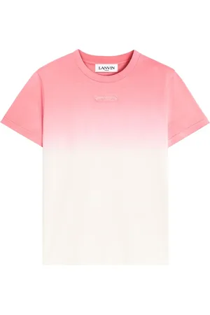 Lanvin Top, Dame, Flerfarvet, S, Bomuld, Gradient Dip Dye Jogging T-shirt