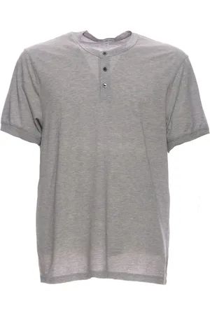 James Perse Top, Herre, Grå, L, Bomuld, Høj kvalitet bomuld T-shirt