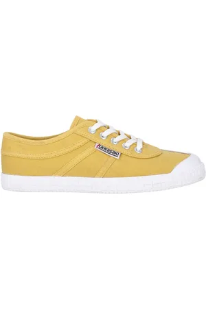 Kawasaki Sko, Herre, Gul, 43 EU, Originale Canvas Sneakers