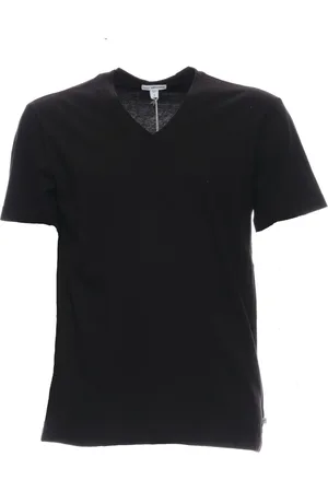 James Perse Top, Herre, Sort, XL, Bomuld, Klassisk Bomulds T-shirt