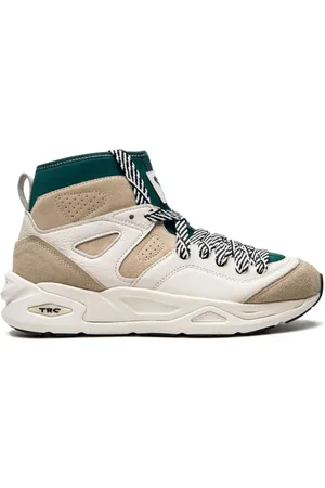 PUMA Sko, Herre, Hvid, 41 EU, Uld, Blaze Mid Sneakers i Marshmallow/Light Sand