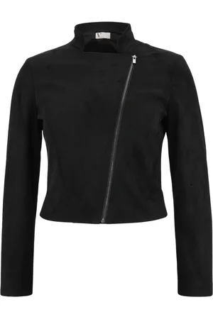 Vera Mont Jakke, Dame, Sort, S, Lynlås Biker Jakke Trendy Stil