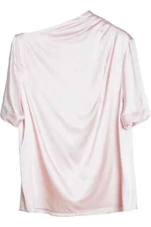Ahlvar Gallery Bluser & Skjorter, Dame, Lyserød, XS, Satin, Lima silke satin tee lyserød