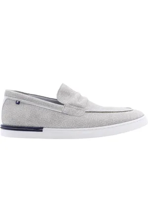 Floris van Bommel Sko, Herre, Grå, 40 EU, Uld, Stilfulde Mocassin Loafers