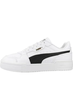 PUMA Sko, Herre, Hvid, 42 EU, Læder, Casual Læder Sneakers