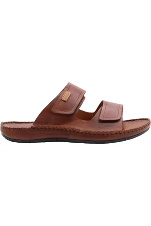 Pikolinos Sko, Herre, Brun, 45 EU, Uld, Stilfulde sommer sliders