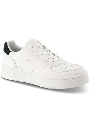 Cult Sko, Dame, Hvid, 40 EU, Uld, Moderne Tennis-inspirerede Sneakers