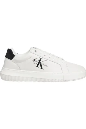 Calvin Klein Sko, Herre, Hvid, 44 EU, Læder, Læder Snøresko