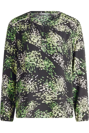 Betty & Co Bluser & Skjorter, Dame, Flerfarvet, XL, Uld, Trykt Afslappet Bluse