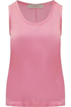 Jucca Top, Dame, Lyserød, XS, Uld, Stilfuld Ærmeløs Tank Top