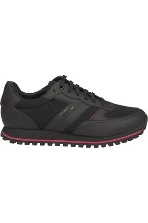 HUGO BOSS Sko, Herre, Sort, 40 EU, Uld, Sort Rød Parkour Sneakers