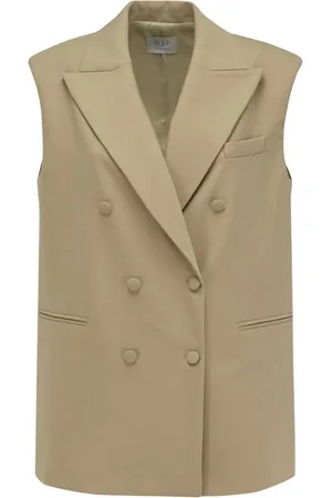 MVP Wardrobe Jakke, Dame, , 2XS, Uld, Oversize Uldvest med Peak Revers