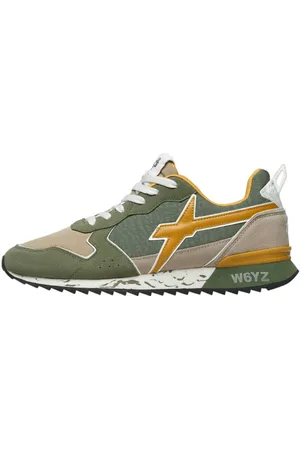 W6YZ Sko, Herre, Flerfarvet, 40 EU, Uld, Khaki Marble Sneakers