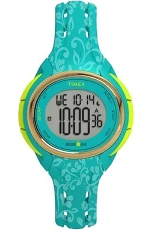 Timex Tilbehør, Dame, Grøn, ONE SIZE, Uld, Sleek Premium Dame Digital Ur