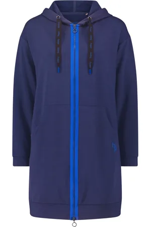 Betty Barclay Sweathshirts & Hoodies, Dame, Blå, S, Hættetrøje Stil