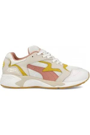 PUMA Sko, Herre, Hvid, 44 EU, Læder, Mesh Læder Sneakers