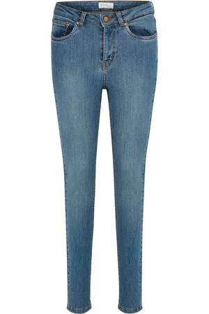 Gestuz Jeans, Dame, Blå, W28 L30, Bomuld, Blå Skinny Jeans