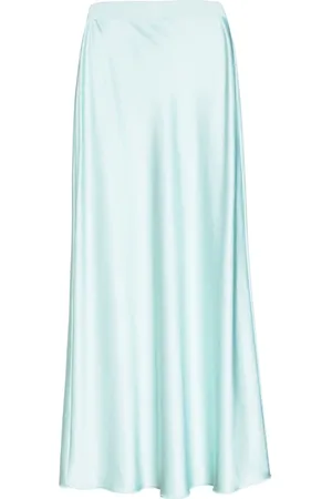 Ahlvar Gallery Nederdel, Dame, Grøn, XL, Satin, Hana silke satin nederdel mint