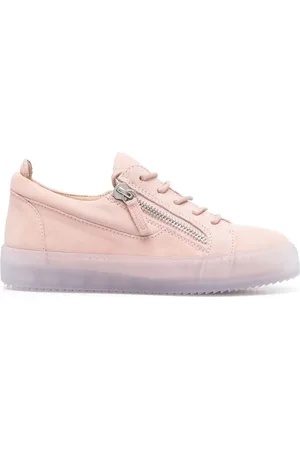 Giuseppe Zanotti Sko, Dame, , 37 1/2 EU, Uld, Lukkede Flade Sneakers Stilfuld Komfort