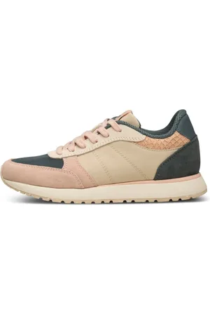 Woden Sko, Dame, Flerfarvet, 39 EU, Læder, Ivory Multi Smart Sneakers