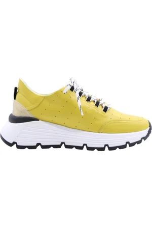 Brù Milano Sko, Dame, Gul, 37 EU, Uld, Elegante Venda Sneakers