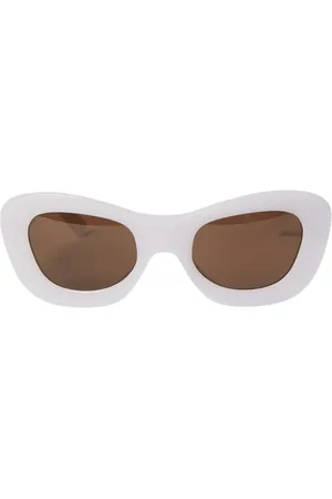 AMBUSH Tilbehør, unisex, Hvid, 54 MM, Uld, Stilfulde Solbriller
